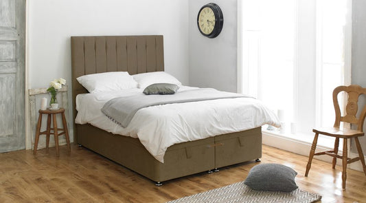 Georgia Ottoman Bed Frame In Brown