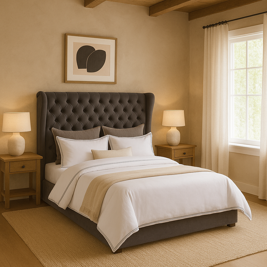 The Harlowe Ottoman Storage Bed Frame