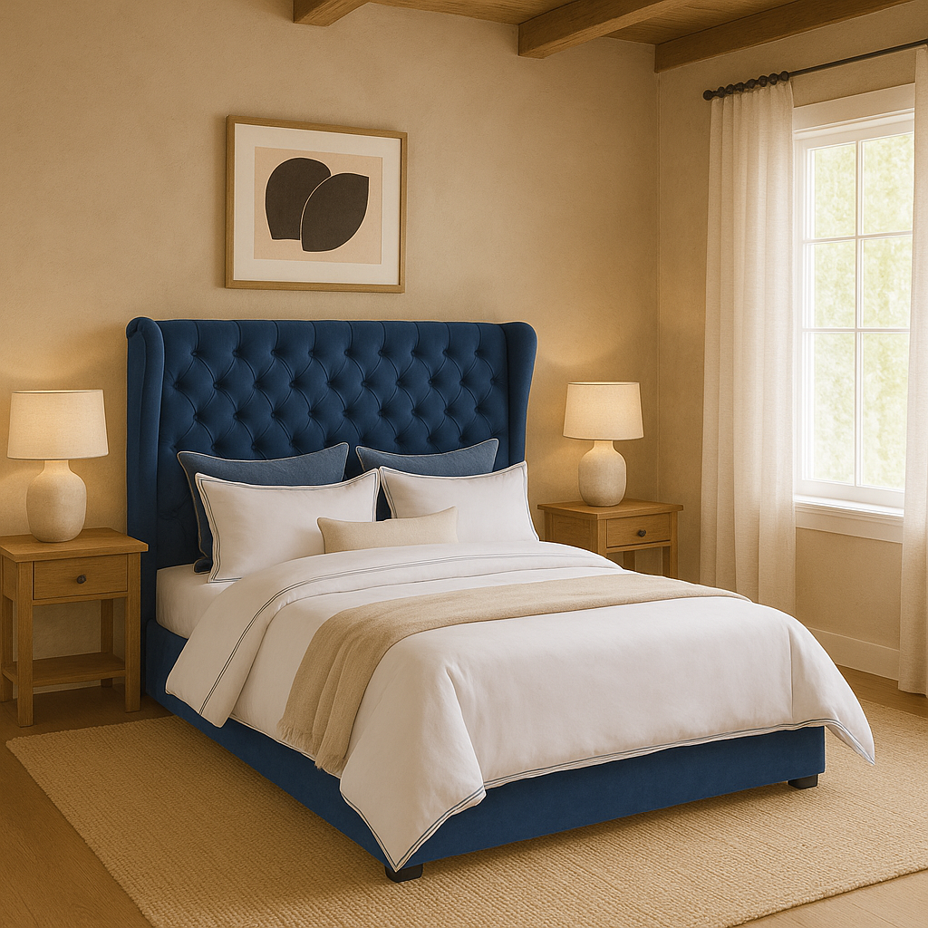 The Harlowe Ottoman Storage Bed Frame