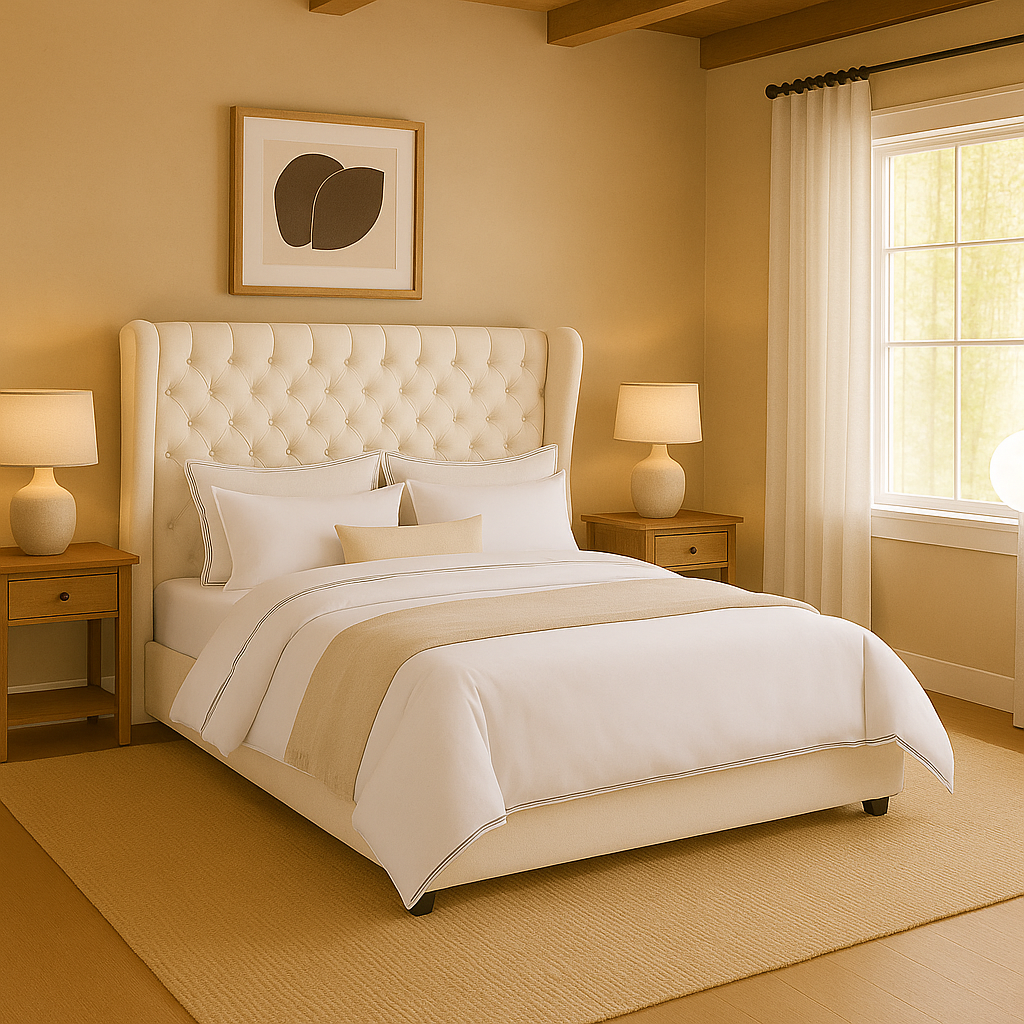 The Harlowe Ottoman Storage Bed Frame