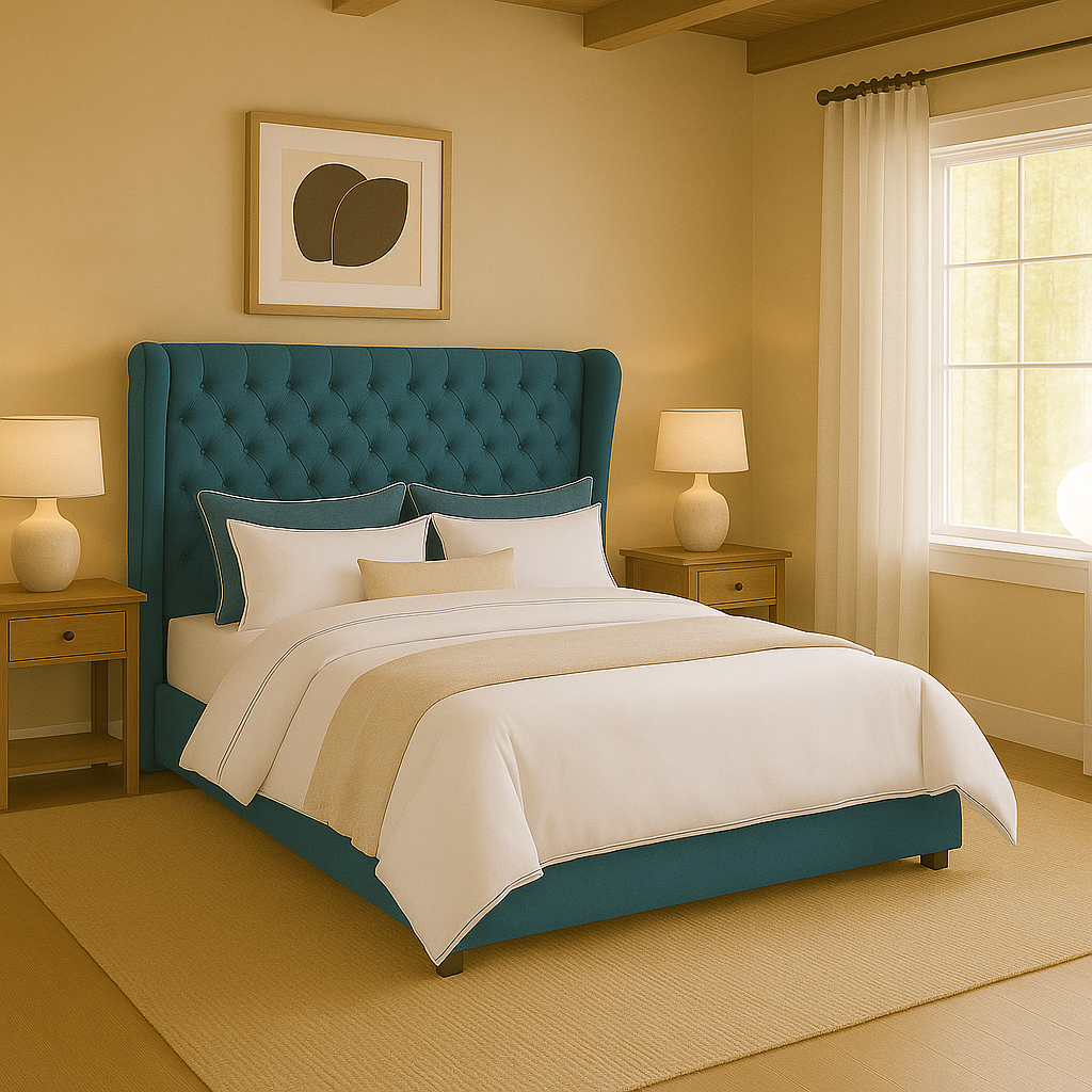 The Harlowe Ottoman Storage Bed Frame