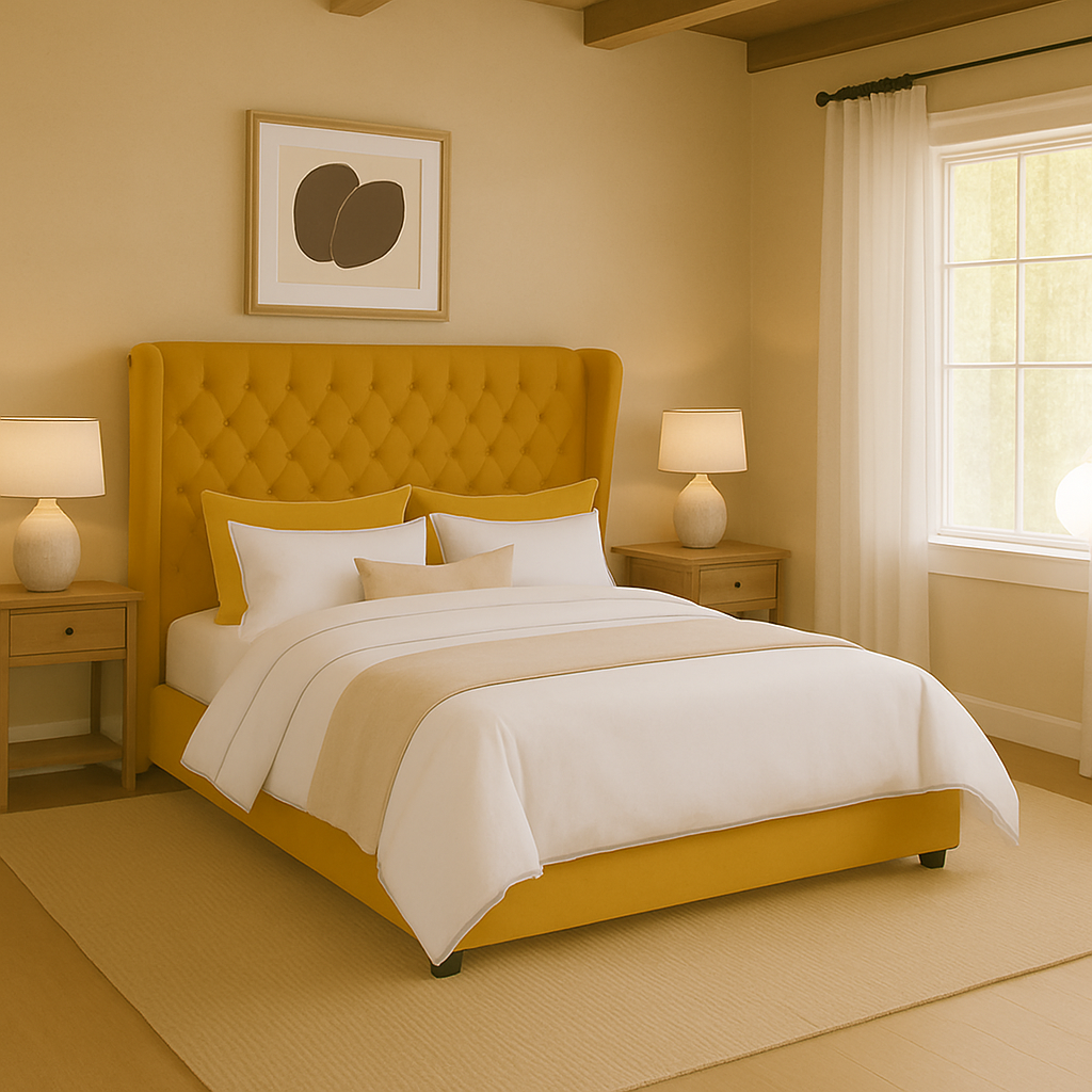 The Harlowe Ottoman Storage Bed Frame