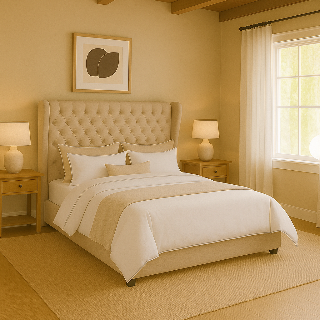 The Harlowe Ottoman Storage Bed Frame