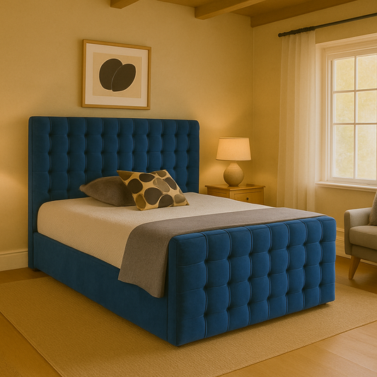 The Marshmallow Cube Ottoman Storage Bed Frame