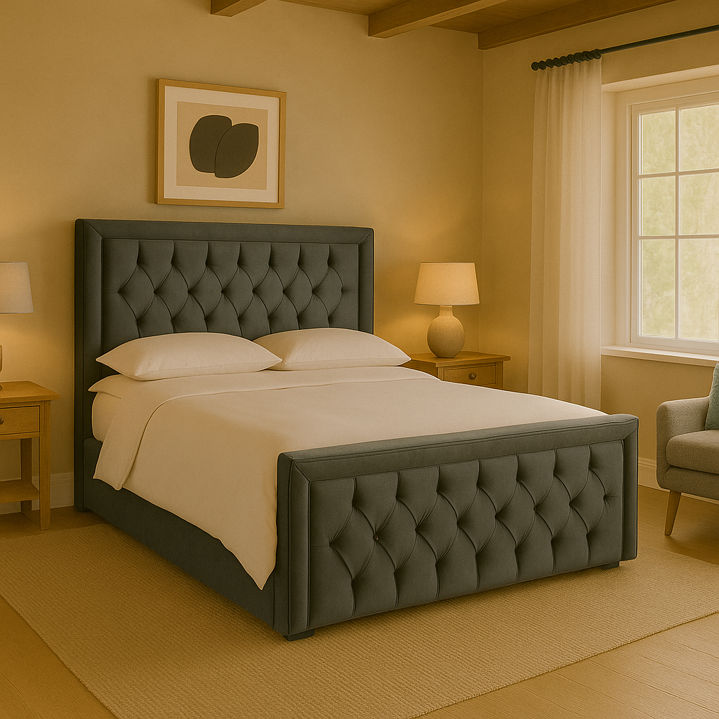 The Huggleton Ottoman Storage Bed Frame