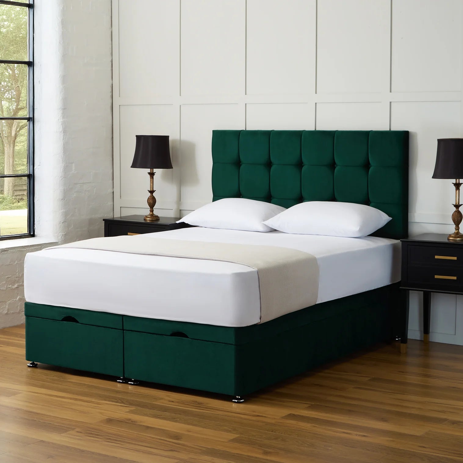 Cube Ottoman Divan Bed Set