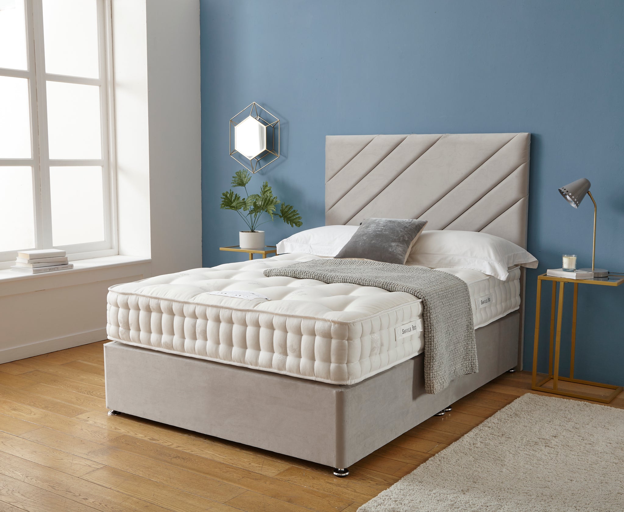 Brazil Divan Bed Set – Include Headboard & Mattress Options