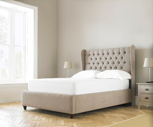 Port Louis Ottoman Bed Frame In Gray