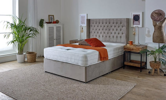 Abbeville Ottoman Bed Frame In Light Brown