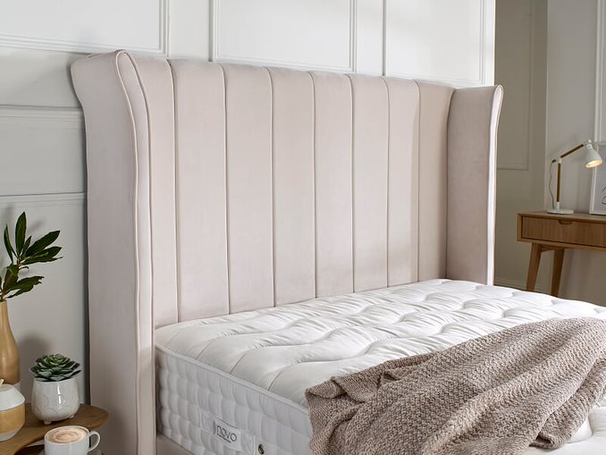 Abu Dhabi Ottoman Bed Frame In Cream