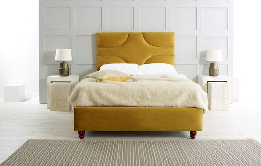 Panama Ottoman Bed Frame In Gold