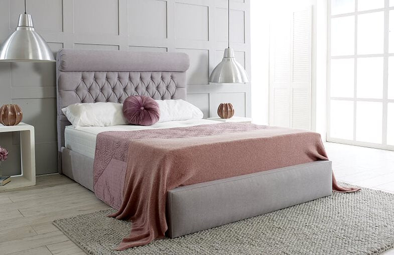 Abuja Ottoman Bed Frame In Gray