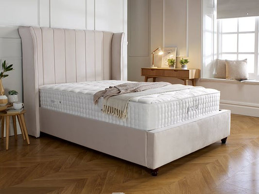 Abu Dhabi Ottoman Bed Frame In Cream