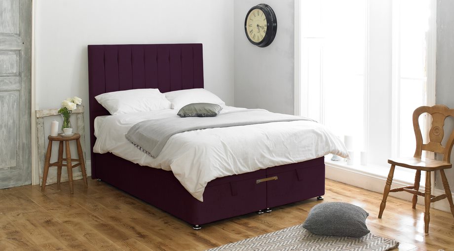 Idaho Divan Bed, Available in Single, Double, King & Superking
