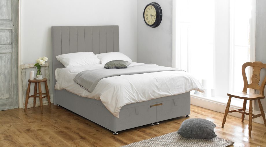 Indiana Divan Bed, Available in Single, Double, King & Superking